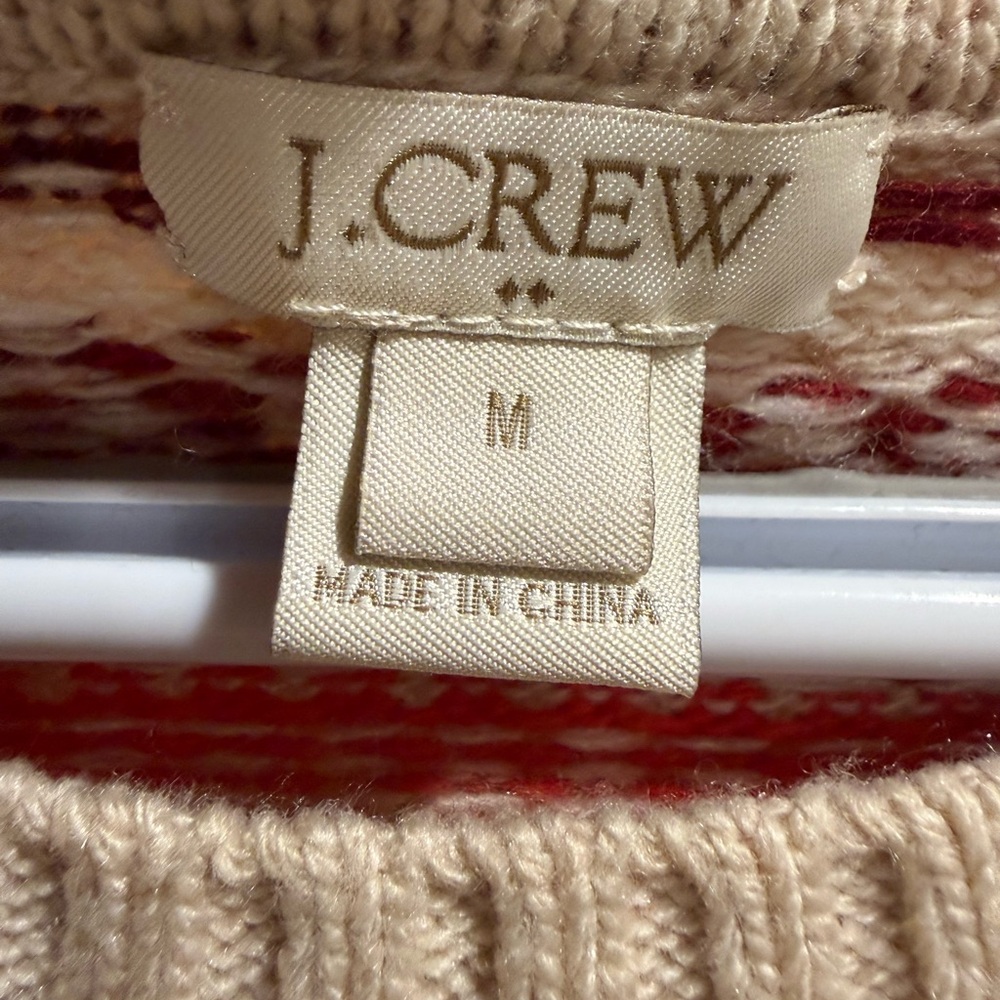 J.Crew Fair Isle Sweater - size m - Picture 3 of 6
